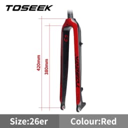 TOSEEK TFK-SL Carbon Fork 26ER/27.5ER/29ER Straight Tube Mtb Bicycle Front Fork Garfo Carbono 700c Mtb Fork 29