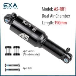 Kind Shock KS A5 RR1/RE Solo Dual Bike Air Rear Shock Absorber Suspension 125 150 165 190mm for MTB Bicycle EXA Form