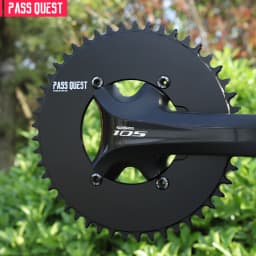 PASS QUEST X110BCD AERO Narrow Wide Chainring for R3000/4700/5800/6800/DA9000 Chainwheel BLACK Gravel Folding Bike Available