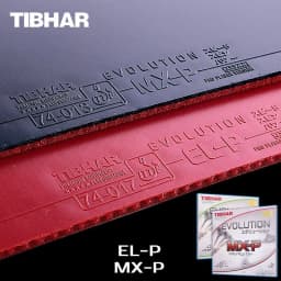 Tibhar-Evolution EL-P Table Tennis Rubber, Professional Non-Toxic Pimples-in Ping Pong Rubber for Quick Attack