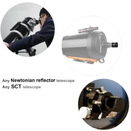 SVBONY Cheshire Collimation Eyepiece 1.25'' for Newtonian, SCT Telescope,Astronomical Telescope Accessory SV197