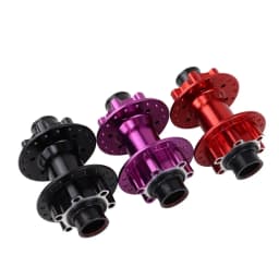 DHL-20S Downhill Mtb Mountain Bicycle Double Disc Brake Hub 32H /36H Aluminum Alloy Front Thru-axle Hubs 20mm x110mm 2 Bearings