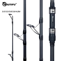 BIUTIFU BIGFISH Carp Fishing Rod 4.5/4.2/3.9/3.6/3.0m T800 Carbon 3.5lbs Throwing 40-200g Travel Surfcasting Spinning Hard Pole
