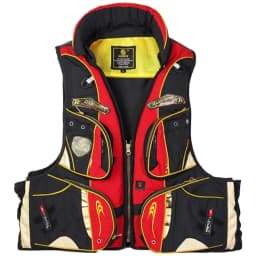 New Men Fishing Vest, Outdoors Buoyancy Vest Adult 120kg Multi-function Water Sports Personal Flotation Device with Multi Pocket
