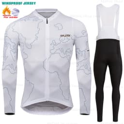 2025 Raudax Winter Cycling Thermal Fleece Clothing Sets Top Cycling Jersey Sport Bike MTB Riding Clothing Warm Jackets For Man