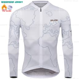 2025 Raudax Winter Cycling Thermal Fleece Clothing Sets Top Cycling Jersey Sport Bike MTB Riding Clothing Warm Jackets For Man
