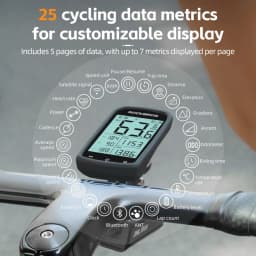 ROCKBROS Bicycle Computer GPS 5.0 ANT Bluetooth Waterproof Wireless Cyclocomputer Speedometer Bike Stopwatch Bike Accessories