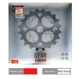 SANWEI GEAR Hyper Table Tennis Rubber Non-sticky Pips-in Ping Pong Rubber with Internal Energy Cake Sponge NANO Penetration