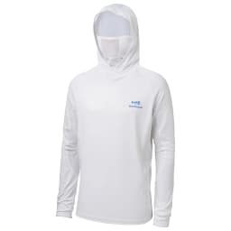 Bassdash UPF 50+ Men’s Long Sleeve Fishing Shirt with Mask UV Neck Gaiter Hoodie Keep Head Face Warm Outdoor Hiking Running
