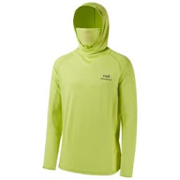 Bassdash UPF 50+ Men’s Long Sleeve Fishing Shirt with Mask UV Neck Gaiter Hoodie Keep Head Face Warm Outdoor Hiking Running