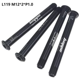 HEPPE Bicycle Double Lead Thru Axle 119mm/165mm M12xP1.0 MTB Road Bike Front Fork Shaft Skewer Rear Hub Thru Axle Bike Skewers