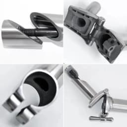 Ultra Light Gr9 Titanium Folding Bike Handlebar Stem, P, H, M, S Type, 25.4mm Brompton Handle Post
