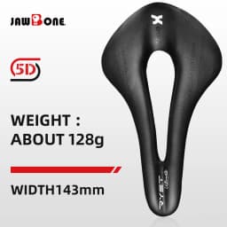 Jawbone Bike Saddle 5D 6D 7D Ultralight Full Carbon 143mm 150mm 155mm Leather MTB Bicycle Road Seat Cushion Cycling Accessories