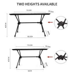 Naturehike Aluminum Alloy Camping Table Portable Folding Table Picnic BBQ Outdoor Tables Furniture Retractable Tourist Table