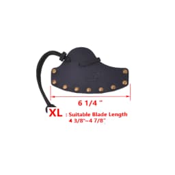 Cowhide Leather Axe Blade Sheath Protective / Axe Head Cover / Hatchet Cover Protector