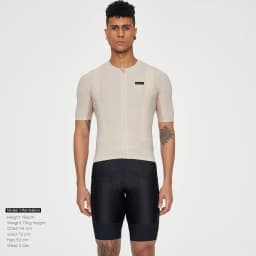 SPEXCEL 2021 New Coldback Fabric UPF 50+ Pro Aero Short sleeve cycling Jerseys Seamless No collar design zipper pocket green