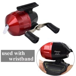 Piaoyu BL10S Portable Fishing Wheel Outdoor Hunting Slingshot Spincast Fishing Reel Closed Shooting Reel Fishing Accessories