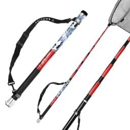 SANLIKE 7/8m Fishing Net Carbon Rod Portable Telescopic Landing Long Handle Pole for Carp Firp Fishing Tackle Catching Releasing