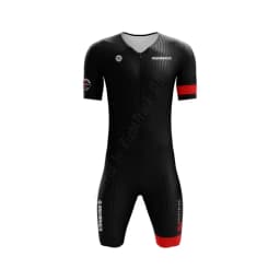 Hot Sale Righttrack Sport Triathlon Skinsuit Men's Short Sleeve Jumpsuit Swimming Running Cycling Clothing Tri Suit Jumpsuit