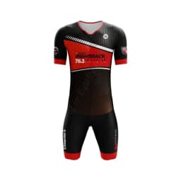 Hot Sale Righttrack Sport Triathlon Skinsuit Men's Short Sleeve Jumpsuit Swimming Running Cycling Clothing Tri Suit Jumpsuit