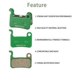 10 Pairs MTB Bicycle Disc Brake Pads Ceramic For AVID SHIMANO HAYES SRAM MAGURA FORMULA HOPE Cycling Bike Accessory