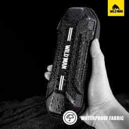 WILD MAN XT11 Bicycle Bottle Cage Tool Case PU EVA Hard Shell Zipper Mesh Storage Pouch Cycling Repair Organizer Case Only