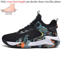 Summer Men Breathable Mesh Basketball Shoes High Top Sneakers Training Sport Shoes Big Size 47 48 Dropshipping