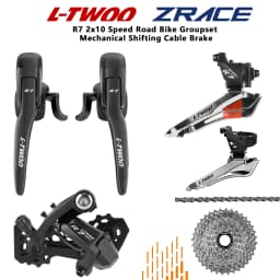 LTWOO R7 2x10S Road Bike Groupset Mechanical Cable Brake Shifter ZRACE 10 Speed Chain Cassette Compatible SHIMANO 4700 R3000