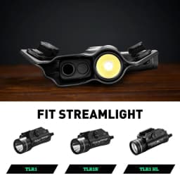 Fit: G17/G19/G44 (GEN 1-5)&G23/G32 (Gen 3-4),with Streamlight TLR1/TLR1S/TLR1 HL,OWB Kydex Holster,Tactical Right hand