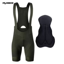 Ykywbike Cycling Bib Shorts Men Outdoor Wear Bike Cycling 6H Cycling Padded Riding Bib Tights Bicycle Bib Shorts 턱받이 반바지