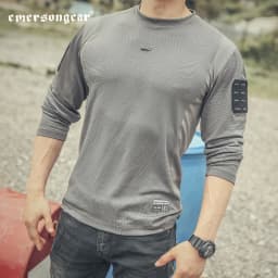 Emersongear UMP Frogmen T-Shirt Men Fitness Sport Long Sleeve Hunting Climbing Shirt Camping Breathable Clothes EM9541