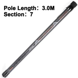 MIFINE MURROW Telescopic Fishing Net Rod 2M-3M Carbon Ultra Light Portable Landing Net Pole for Ponds Lakes Sea Accessories