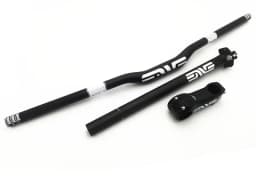 NO TRADEMARK Carbon Handlebar Mountain Bike Bicycle Handlebar Carbon Handlebar MTB 3K 31.8*600 760mm Swallow-Shaped Handlebar