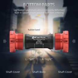 KACTUS BSA24 Bicycle Ceramic Bottom Bracket BSA Thread 68/73 Central Axle Bike Fit for SRAM GXP Crankset MTB Road Bike Parts