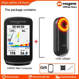 Magene Radar Bike Tail Light L508 Bicycle Rear Brake Sensing Lamp Saddle Seatpost ChargingEbike Waterproof LED Cycling Taillight