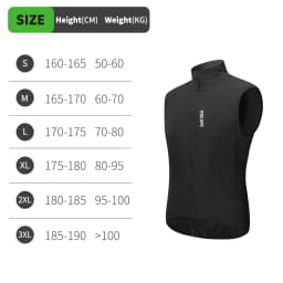 WOSAWE Unisex Cycling Jacket Water-Resistant Lightweight Men's Windbreaker Dual-Headed YKK Zipper Reflective