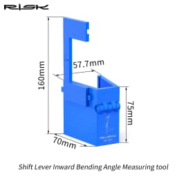 Risk Bike Shift Lever Measuring Tool,Bicycle Gearshift Lever Inward Bending Angle Measurement Tool, Angular Adjustment Tools