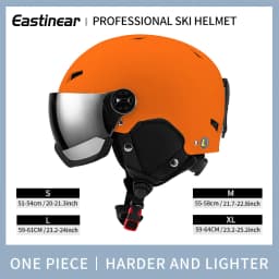 Eastinear's New Lightweight All-in-one Goggles Ski Helmet Men's and Women's Children's Outdoor Skiing and Snowboarding Equipment