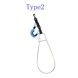 Super Large Fish Stringer Clip Steel Core Lanyard Spearfishing Kayak Fishing Scuba Diving Fish Lock Buckle
