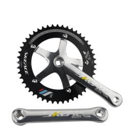 SKEACE 48T Bicycle Crankset Fixed Gear Chain Wheel BCD 144mm Spindle 110mm Racing Bike Crank Single Speed Chainring BMX Part
