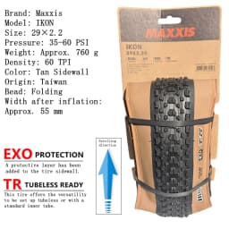 Maxxis IKON Mountain Bike Tires26/27.5/29X2.2 2.0 2.35 is a versatile XC tire designed to perform in a broad range of conditions