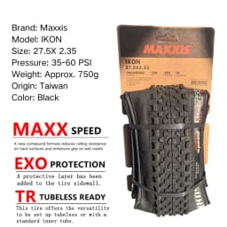 Maxxis IKON Mountain Bike Tires26/27.5/29X2.2 2.0 2.35 is a versatile XC tire designed to perform in a broad range of conditions