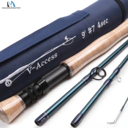 Maximumcatch V-access 3/4/5/6/7/8/9/10wt Fly Fishing Rod 8ft-9ft Carbon Fiber Fast Action Fly Rod