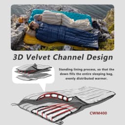 Naturehike Camping Sleeping Bag Duck Down Ultralight Waterproof Splicable Portable CW280 CWM400 CW295 Sleeping Bags Hiking