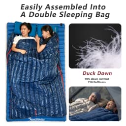 Naturehike Camping Sleeping Bag Duck Down Ultralight Waterproof Splicable Portable CW280 CWM400 CW295 Sleeping Bags Hiking