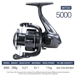TSURINOYA NEW Spinning Fishing Lure Reel METIS 1000 2000 3000 Long Casting Versatile Ultralight Freshwater Bass Trout Wheel