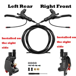 DYISLAND LD210 Electirc Scooter Hydraulic Disc Brake 2PIN Power Off E-Scooter Brake for Kukirin KUGOO Dualtron Kaabo Mantis
