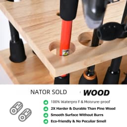 Goture 16-Rod Fishing Rod Holders Rack Square Rod Holder Wall Mount Modular for Garage Fishing Rod Display Stand Fixed Frame