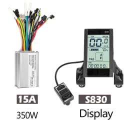 LCD S830 Display E-bike Accessories Parts Brushless Controller for E-Car E-Scooter Electric Bicycle Support USB Charging