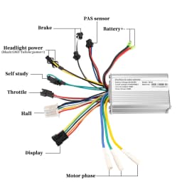 LCD S830 Display E-bike Accessories Parts Brushless Controller for E-Car E-Scooter Electric Bicycle Support USB Charging